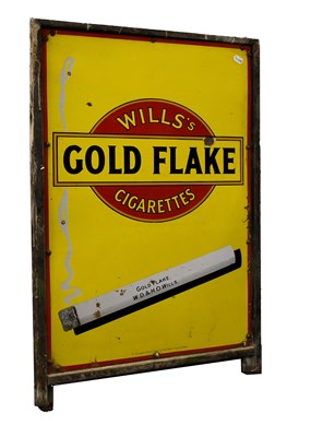 Lot 3128 - Wills Gold Flake Cigarettes Enamel Sign