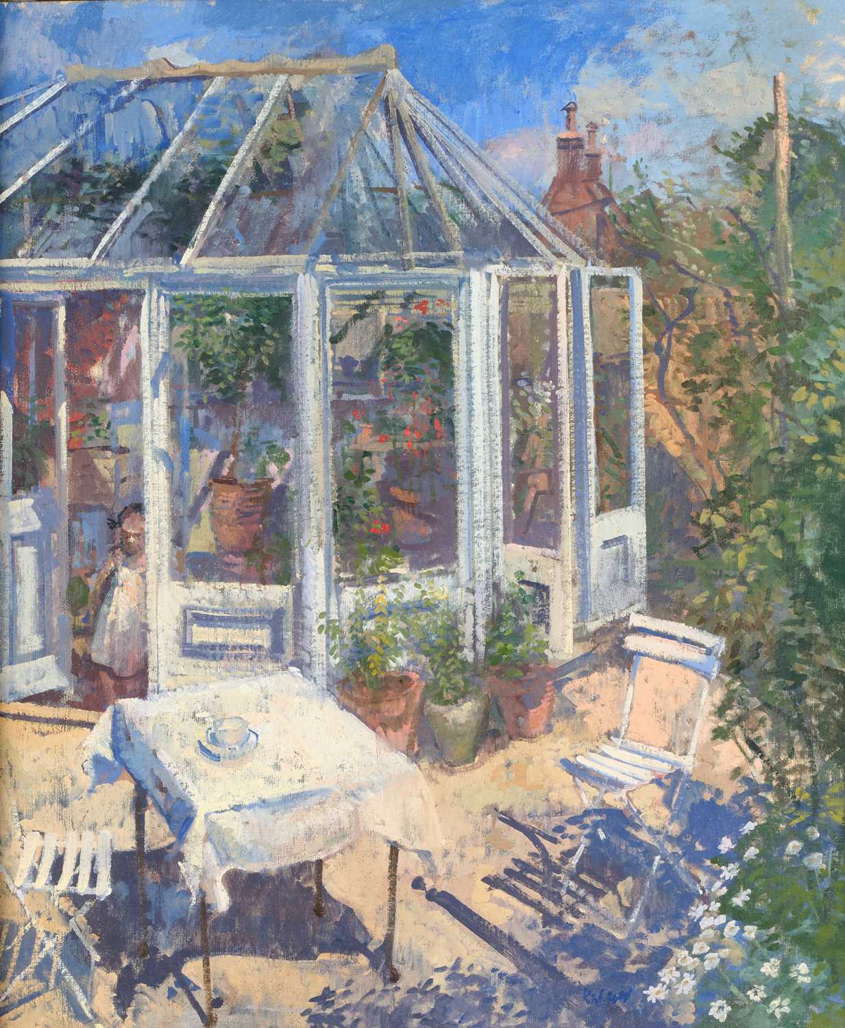 Lot 60 - Peter Kuhfeld RP NEAC (b.1952) "Conservatory...