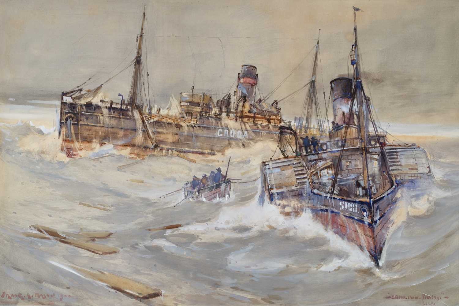 Lot 1023 - Frank Henry Mason RBA, RI, RSMA (1875-1965)...