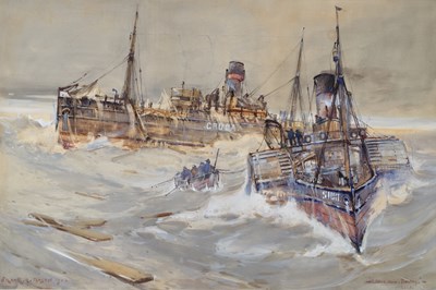 Lot 1023 - Frank Henry Mason RBA, RI, RSMA (1875-1965)...