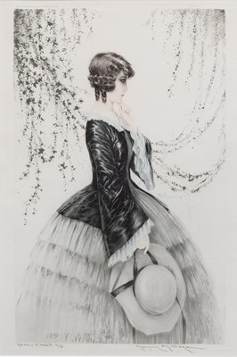 Lot 144 - Maurice Milliere (1871-1946) "Contemplation"...