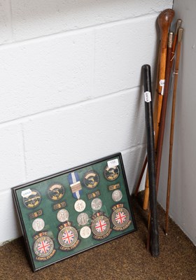 Lot 158 - A Collection of Shooting Medals and Cloth...