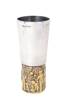 Lot 2223 - An Elizabeth II Parcel-Gilt Silver Limited Edition Goblet