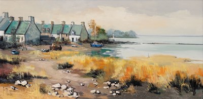 Lot 1134 - F* Claude (20th Century) "Les Chaumirs des...