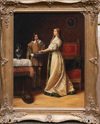 Lot 1214 - Manner of Nicolas Lancret Courting couple and...