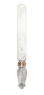 Lot 2145 - A Victorian Novelty Silver Paper-Knife or Letter-Opener