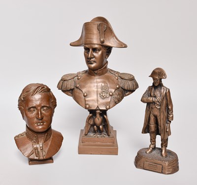 Lot 42 - A Cold Cast Bronzed Bust of Napoleon Bonaparte,...