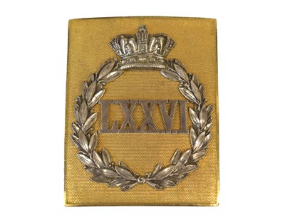 Lot 165 - A Victorian Shoulder Belt Plate to an Officer...