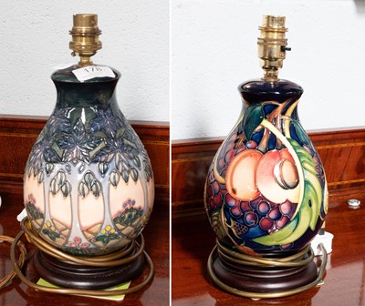 Lot 178 - A Modern Moorcroft Pottery Table Lamp, in the '...