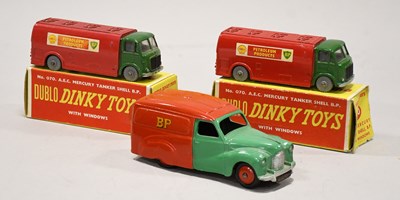 Lot 3342 - Dinky Dublo Two 070 AEC Mercury Tankers