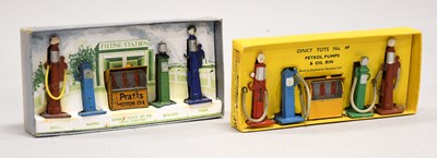 Lot 3344 - Dinky Two No.49 Petrol Pump Sets