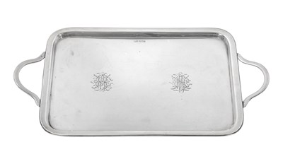 Lot 2161 - A Victorian Silver Tray