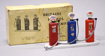Lot 3360 - Britains 102V Petrol Pumps