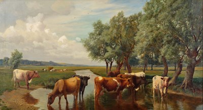 Lot 1055 - William Sydney Cooper (1854-1927) "Near...