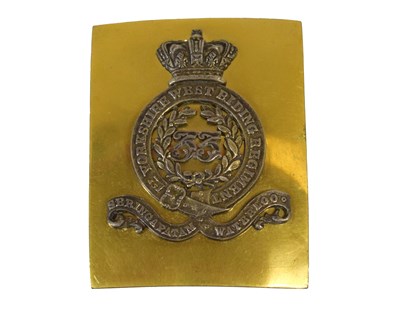 Lot 166 - A Victorian Shoulder Belt Plate to an Officer...