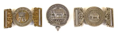 Lot 47 - An Edwardian Officer's Pagri Badge to the 76th...