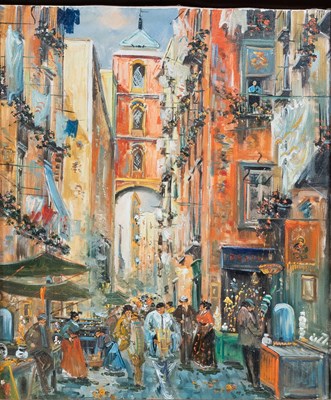 Lot 1162 - Italian School (Contemporary) "Sorrento"...