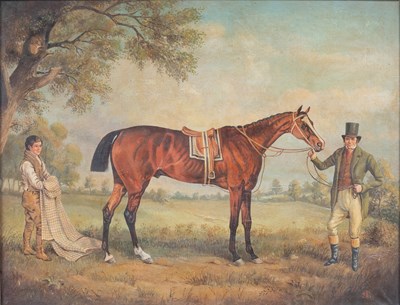 Lot 1208 - Manner of Samuel J Clark Study of gentleman...