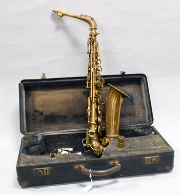 Lot 36 - Alto Saxophone By Adolph Sax