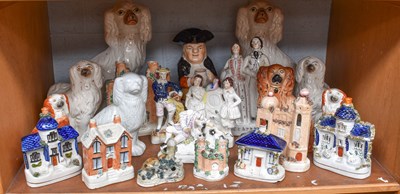 Lot 164 - A Quantity of Victorian Staffordshire Pottery...