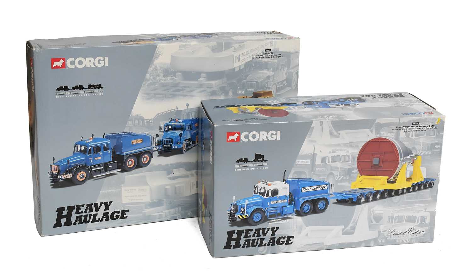 TWO CORGI HEAVY HAULAGE DIECAST MODEL VEHICLES comprising a No.31007 TWO CORGI HEAVY HAULAGE DIECAST MODEL VEHICLES comprising a No.31007