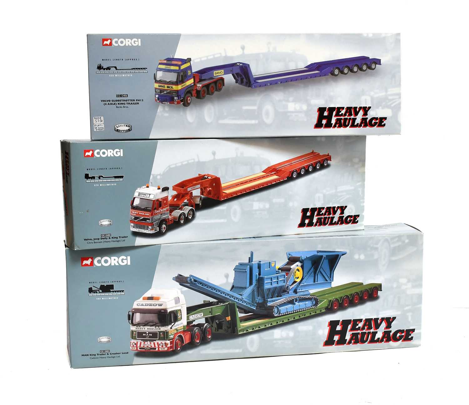 Lot 66 - A CORGI Heavy Haulage 1:50 Scale CC12002