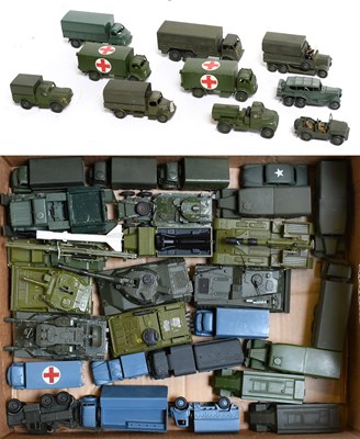 Lot 3343 - Dinky Military A Collection Of Assorted Unboxed Models