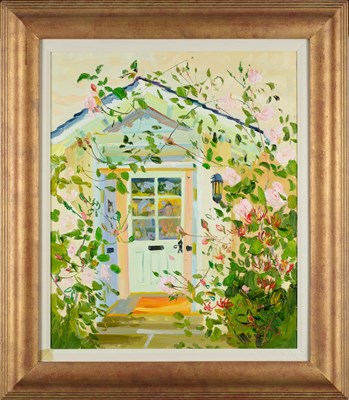 Lot 61 - James Harrigan (b.1937) Scottish Pink roses...