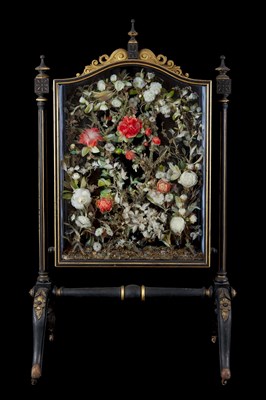 Lot 117 - Natural History: A Victorian Glazed Floral...