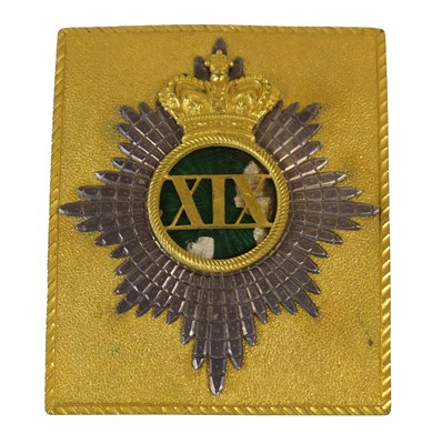 Lot 172 - A Victorian Officer's Shoulder Belt Plate to...