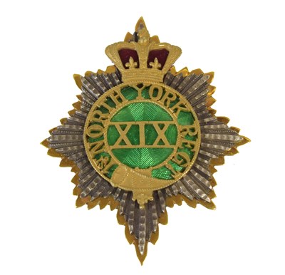 Lot 173 - A Regency Shako Plate to an Officer 19th Foot...