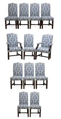 Lot 619 - A Set of Twelve (10+2) George III-Style...