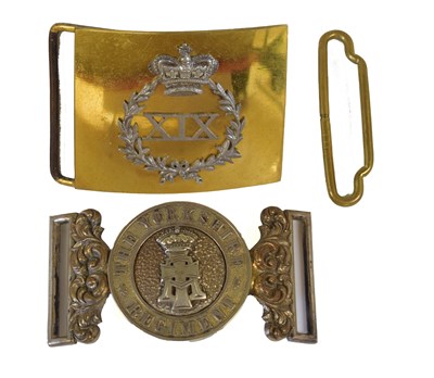 Lot 175 - A Victorian Officer's Waist Belt Clasp to the...