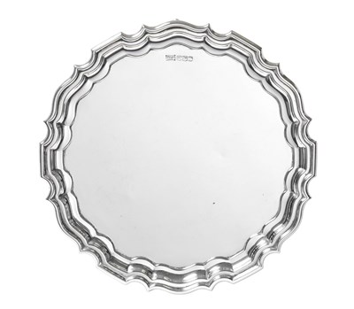 Lot 2198 - A George V Silver Waiter