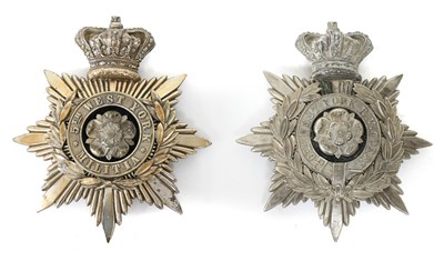 Lot 70 - A Victorian Officer's Helmet Plate to the 5th...