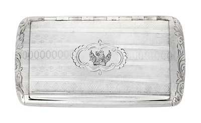 Lot 2101 - A Victorian Silver Snuff-Box