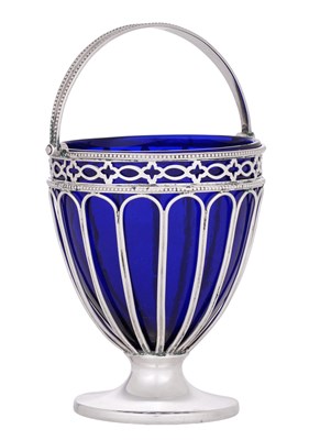 Lot 6 - A George V Silver Sugar-Basket