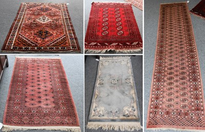 Lot 1243 - Afshar Rug, tha pale strawberry field of...