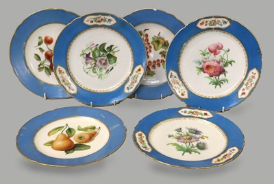 Lot 80 - Three Sèvres Style Paris Porcelain Plates,...
