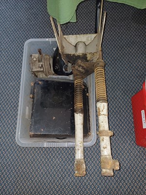 Lot 829A - 4 boxes of Velocette LE spares