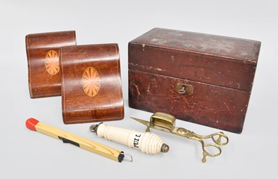 Lot 123 - A Tunbridge Inlaid Box, together with a...