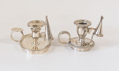 Lot 24 - A George IV Silver Chamber-Candlestick, by...