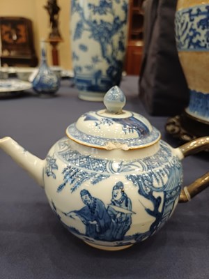 Lot 13 - A Chinese Porcelain European-Subject Tea...