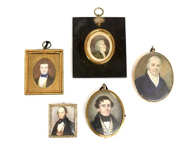 Lot 101 - English School (19th century): Miniature...