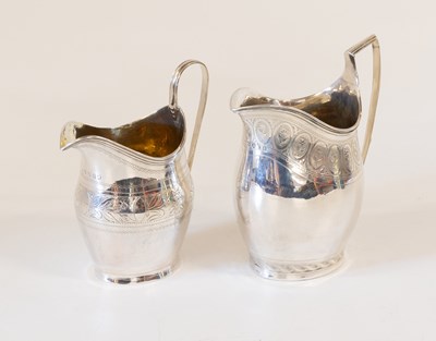 Lot 27 - Two George III Silver Cream-Jugs, One Maker's...