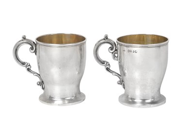 Lot 2142 - A Pair of Victorian Silver Mugs