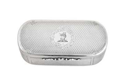 Lot 2102 - A George V Silver Snuff-Box
