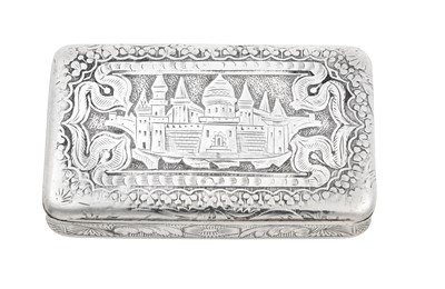 Lot 2105 - A French Silver Snuff-Box