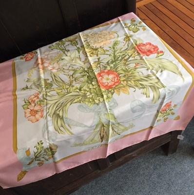 Lot 236 - Hermes Silk Scarf, Regina Designed by Leila...