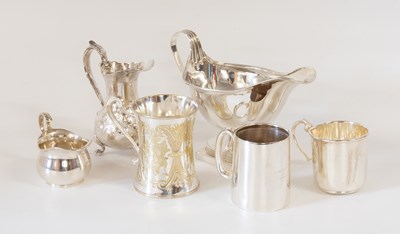 Lot 22 - A Collection of Assorted Silver, including a...